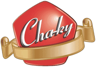 Logo Chaky — Sauces saté et bami/nasi du Suriname distribué par Chandra